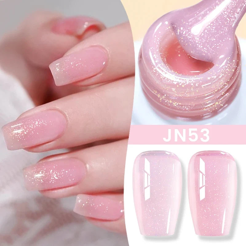 BORN PRETTY 83 Colors 10ml Jelly Nude Gel Nail Polish Autumn Amber Semi Transparent Manicure Soak off UV LED Nails Gel Varnish Tri Light Beauty