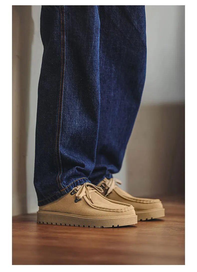 Men Thick Soled Sneakers Fashion Spring/Autumn Soft Board Shoes Personalized Trend Versatile Multi Functional Men Casual Shoes Pi-Mart