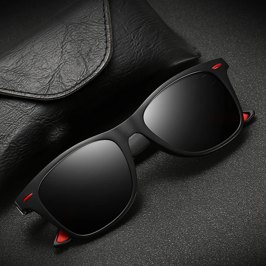 1-2-3PCS Fashion Vintage Square Unisex Driving Fishing Sunglasses Men Women Luxury Brand Designer Sun Glasses Anti-Glare Eyewear Pi-Mart