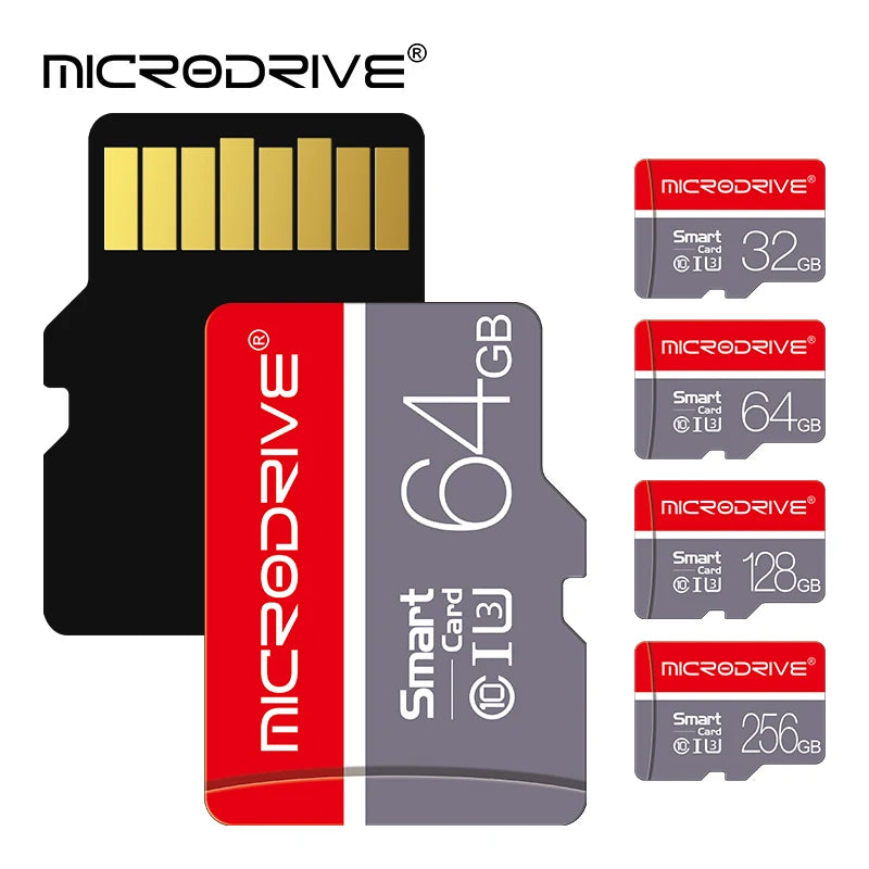 High Speed Mini SD Memory Card 256GB Class 10 Micro TF Flash USB Pen Drive Card 4GB 8GB 16GB 32GB 64GB 128GB for Smartphone Pi-Mart