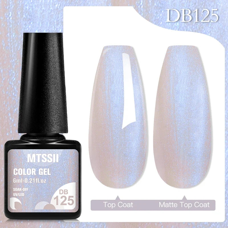 Mtssii 6ML Chocolate Color Gel Nail Polish Brown Semi Permanent UV Gel Autumn Winter Popular Soak Off Nail Art Gel Varnishes Tri Light Beauty