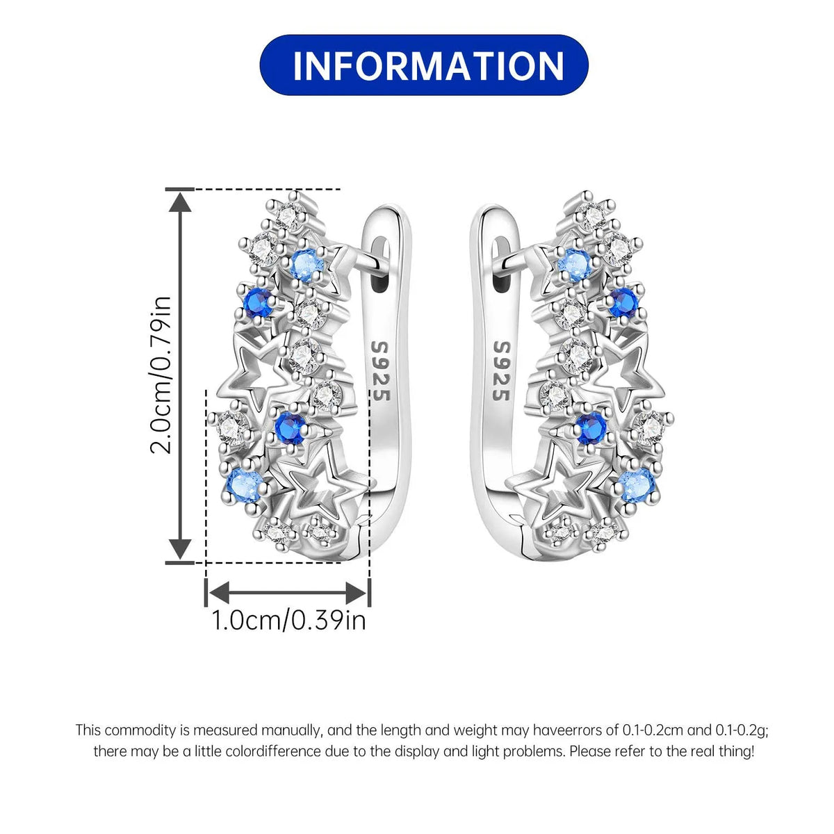 PANPOKI S925 Sterling Silver Purple Zircon Series Earrings Hoop Earrings For Women Jewelry Original Party Trendy Gifts Pi-Mart