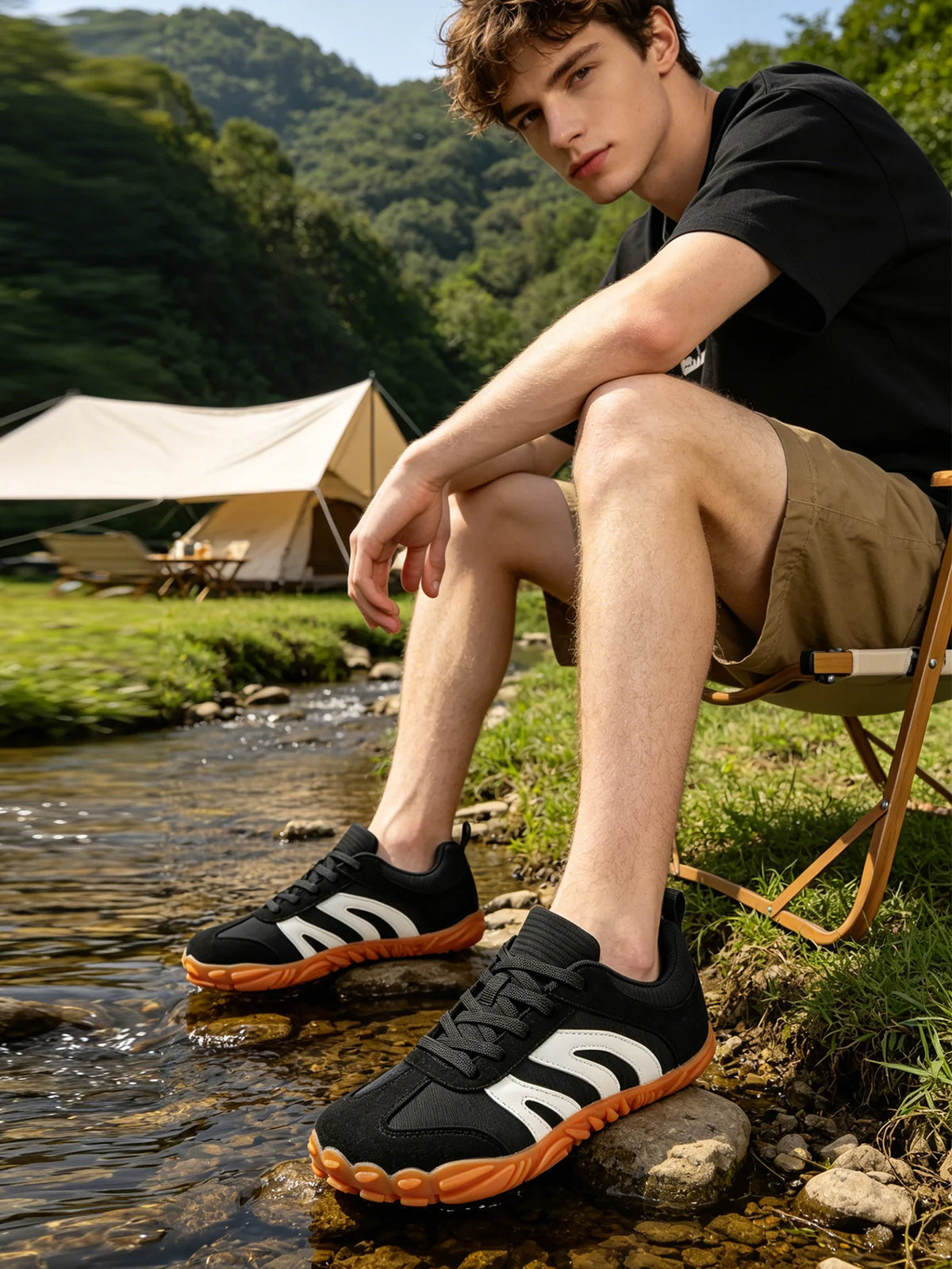 2026 New Men's Wide Shoes, Women's Outdoor Lightweight Running Sports Shoes,Scattered Soft Loose Minimalist Fashion Casual Shoes Pi-Mart