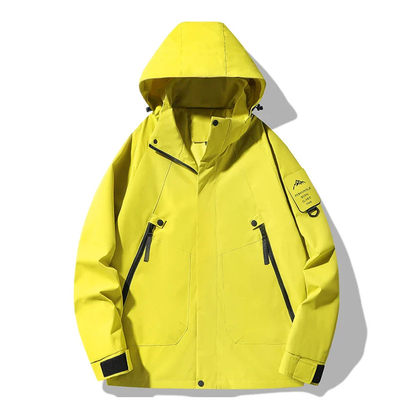 JNLN Women's Men's Waterproof Jacket Climbing Hiking Camping Trekking Windbreaker Unisex Outdoor Windproof Rain Coat Antifouling LadyShow.Store