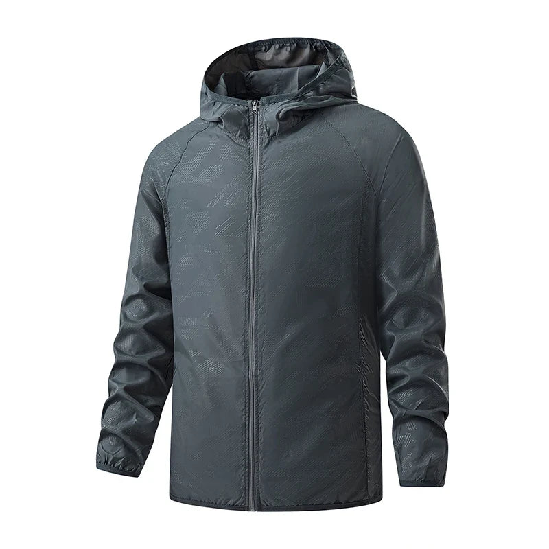 LNGXO Waterproof Hiking Jackets for Men and Women Sun Protection Windbreaker Camping Climbing Rain Coat Unisex Portable Clothes LadyShow.Store