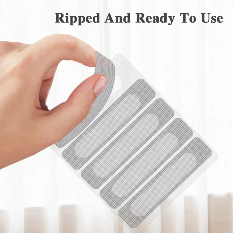 Window Screen Patch Exhaust Grille Window Door Drainage Hole Anti-mosquito Paste Mesh mosquito net mesh Invisible Repair Subsidy Pi-Mart