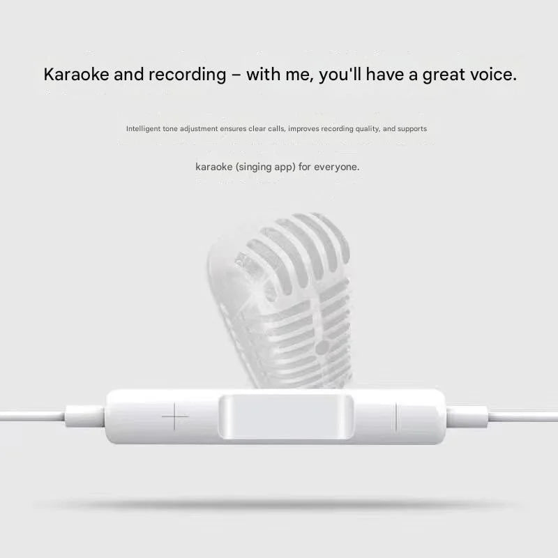 Original In-Ear Headphones For Apple iPad iPhone 15 17 14 13 12 11 16 Pro Max Plus Type C Wired Earphones Laptops Tablet Earbuds LadyShow.Store
