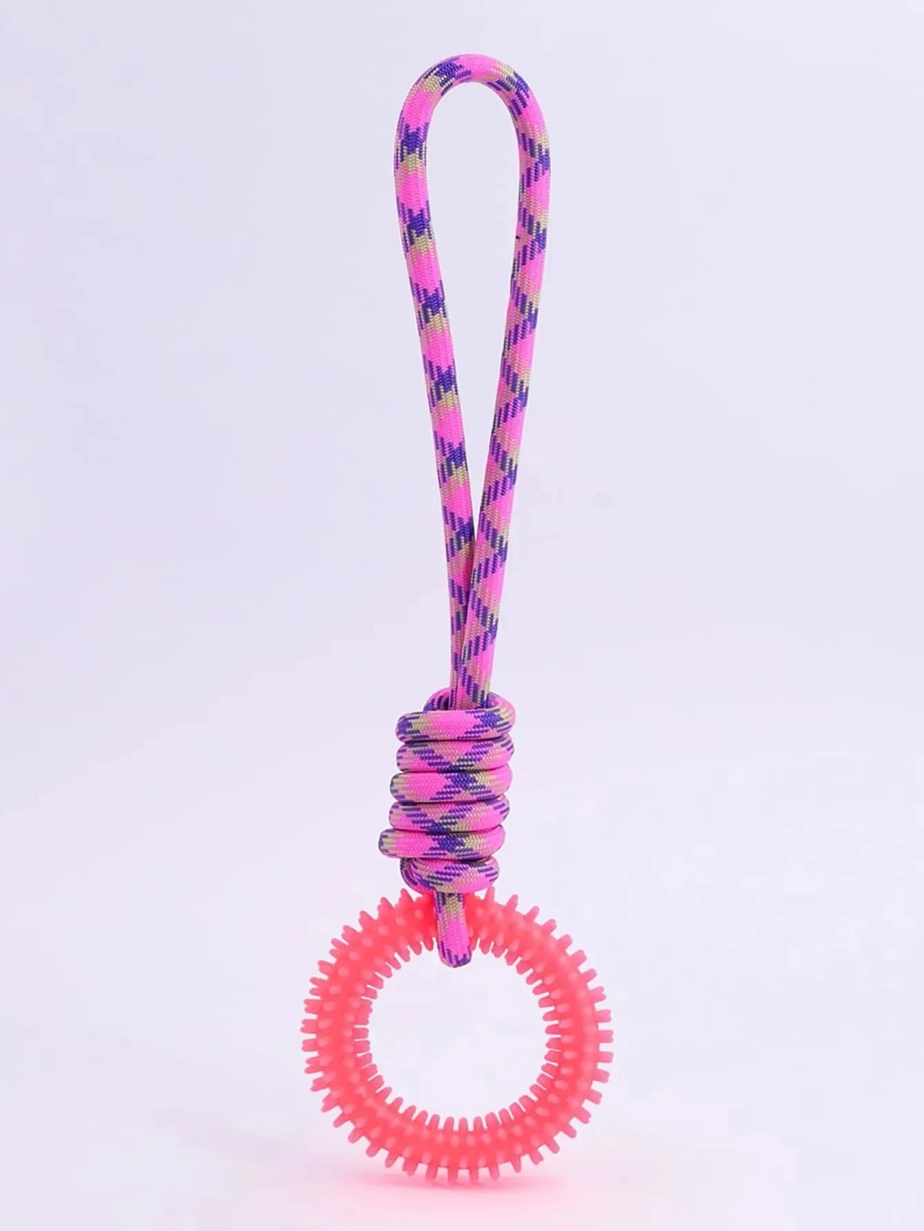 Dog Toys Chew Resistant Nylon Rope Toys Pet Colorful Woven Knot Rubber Toys Dog Self Fun Outdoor Swimming Toys Pet Supplies Pi-Mart