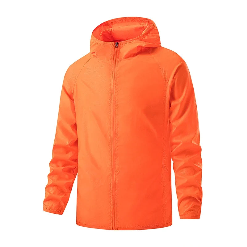 LNGXO Waterproof Hiking Jackets for Men and Women Sun Protection Windbreaker Camping Climbing Rain Coat Unisex Portable Clothes LadyShow.Store