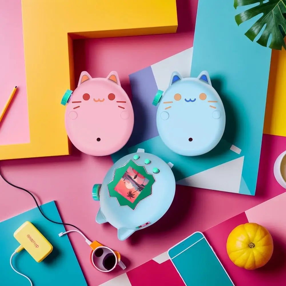 For Tamagotchi Paradise Silicone Full Cover Case Non-Slip Liquid Silicone Cute Protective Cover Soft Shell Game Accessories Pi-Mart