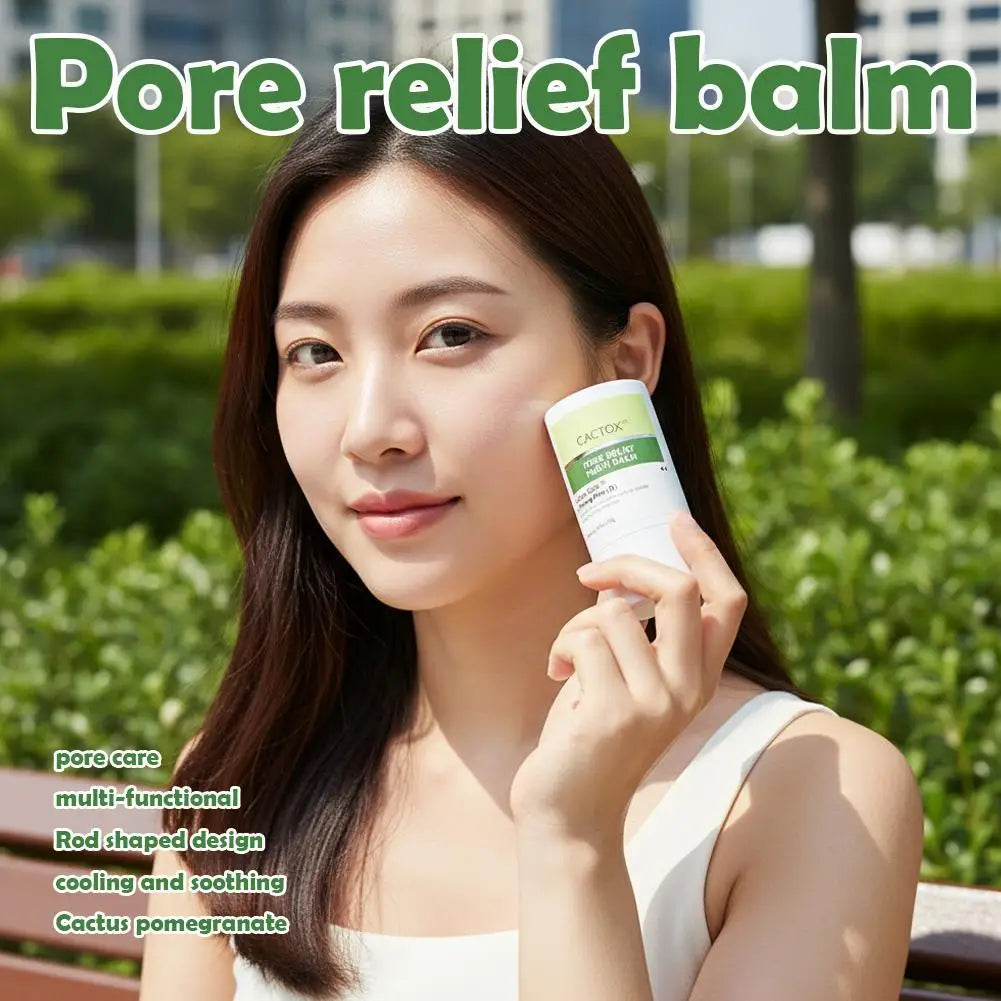 CACTOX Pore Relief Multi Balm 25g - Cactox Elixir & Pomeg-Pore Formula, Cooling Soothing Moisturizing Balm for Pore Care Pi-Mart