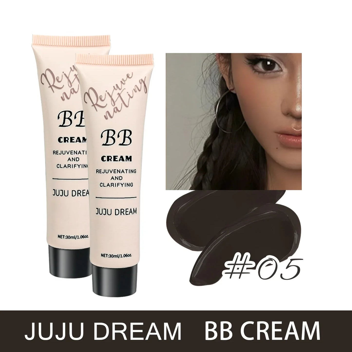 BB cream, isolation cream, liquid foundation, moisturizing, oil control, long-lasting makeup, milk, dry skin, and no powder LadyShow.Store
