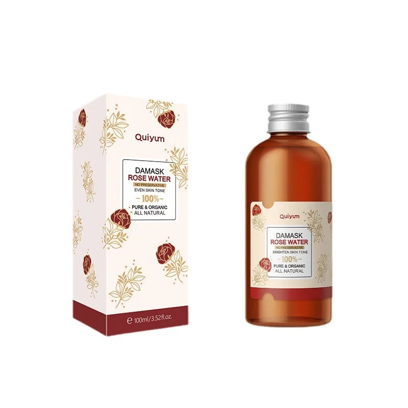 Face Care Rose Water Nourishing Skin Improve Dullness Anti Aging Facial Toner Damask Korean Skincare Products 100ml Pi-Mart