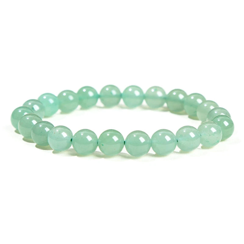 JD Natural Stone Beads Bracelet Amethyst Tiger Eye Crystal Quartz Agate Gem Beads Bangles Women Men Reiki Healling Jewelry Gift Pi-Mart