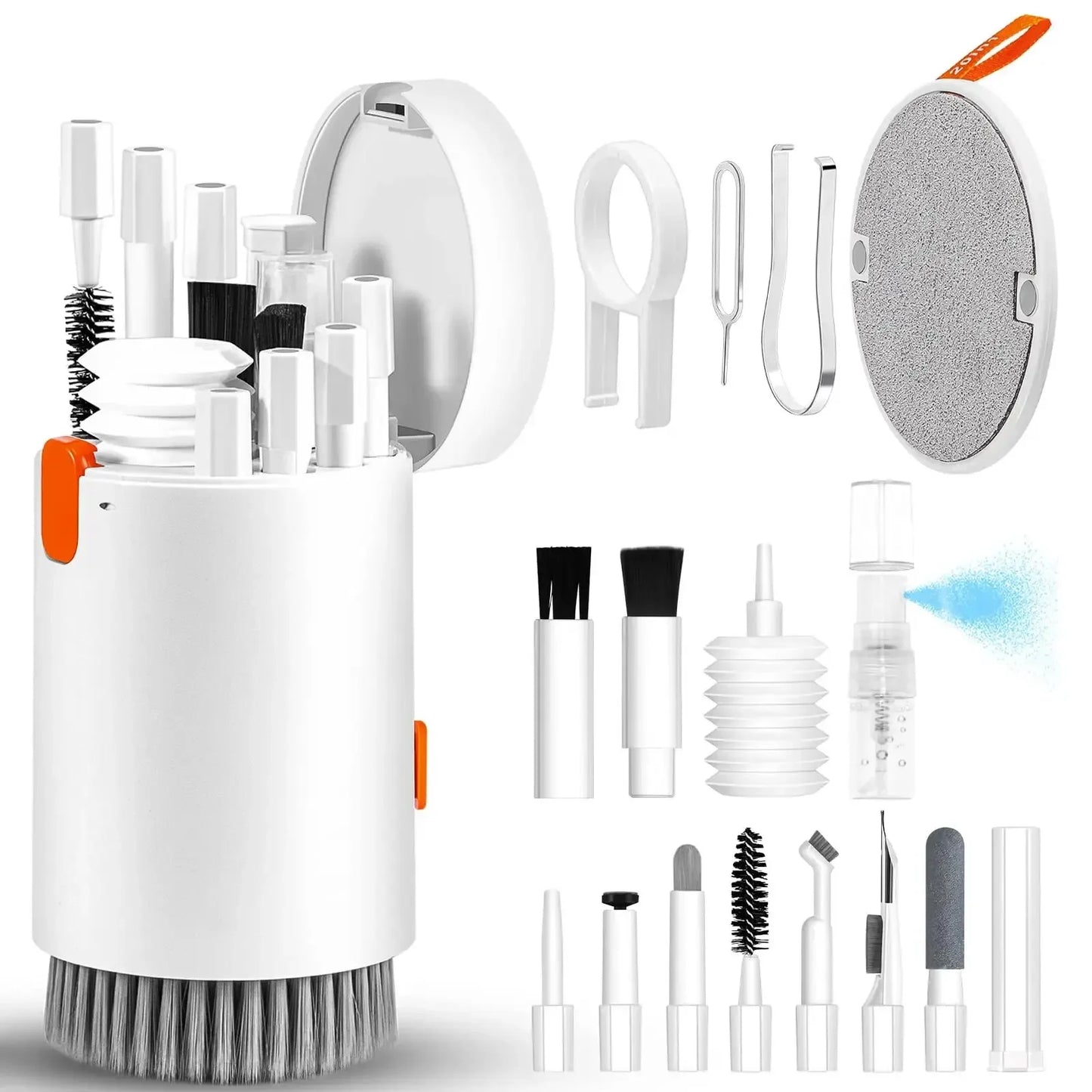 Multifunctional 20-in-1 Cleaner Kit Earphones Cleaning Pen brush Screen Cleaner Computer Keyboard Brush Keycap Puller Pi-Mart