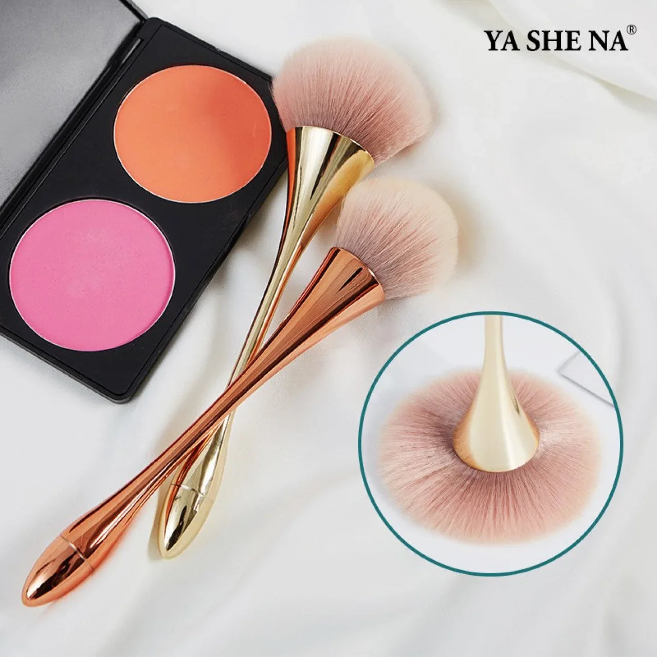 1pc Big Size Soft Fluffy Glitter Powder Professional Brush Nail Dust Cleaning Brush Women Girls Manicure DIY Make Up Beauty Tool Tri Light Beauty
