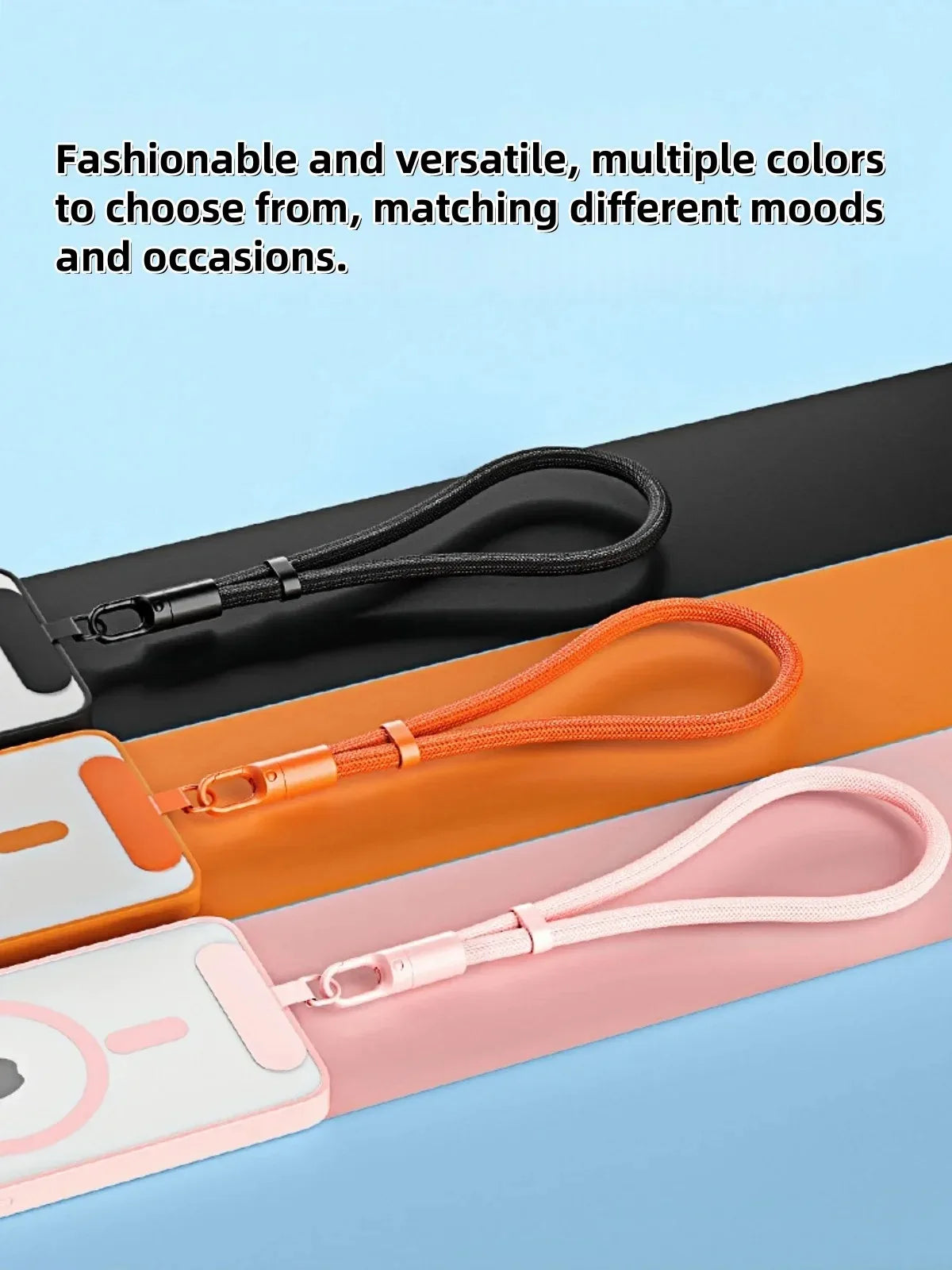 Universal Mobile Phone Anti-loss Wrist Strap Adjustable 360° Rotation Phone Self-locking Lanyard for iPhone 17 16 15 Pro Samsung Pi-Mart