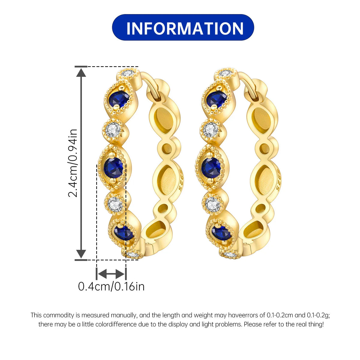 PANPOKI S925 Sterling Silver Purple Zircon Series Earrings Hoop Earrings For Women Jewelry Original Party Trendy Gifts Pi-Mart