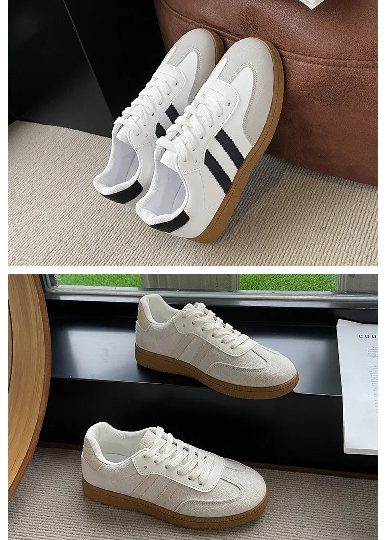 Autumn Women Casual Sports Shoes 2025 Comfortable Non Slip Outdoor Casual Shoes Soft Sole Retro Female Sneakers Zapatos Mujer Pi-Mart