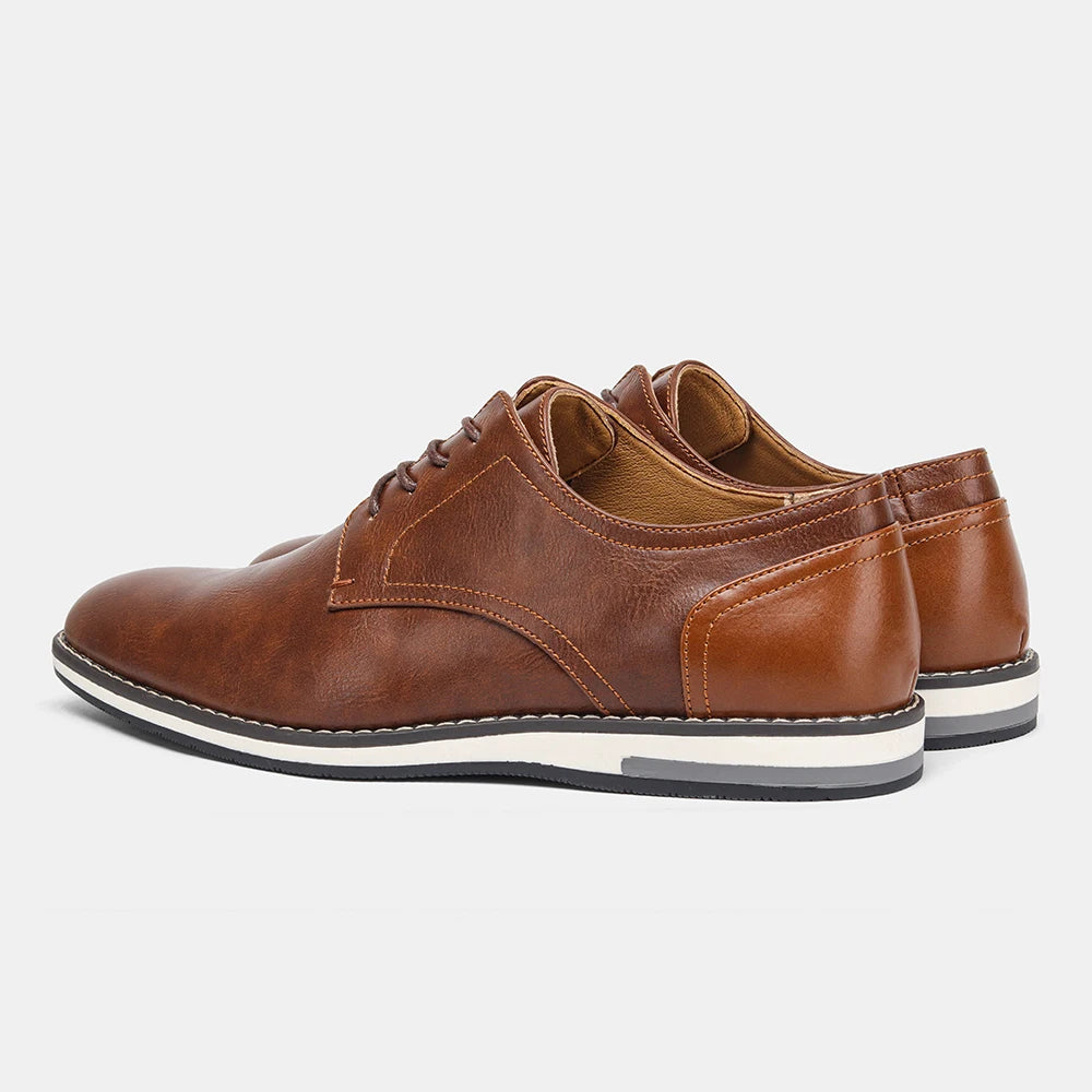 Leather loafer men fashion comfortable 2024 brand casual shoes men Pi-Mart