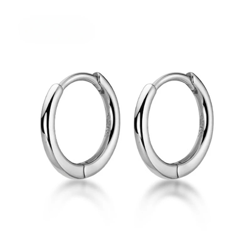 1 Pairs Fake Ear Clip Hoop Earrings for Men and Women Stainless Steel Painless Non Piercing Fake Earrings Jewelry Gifts Pi-Mart