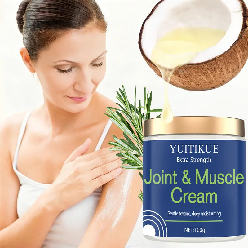 Extra Strength Joint & Muscle Cream 100g - Deep Moisturizing Formula, Gentle Texture for Neck, Shoulders, Knees & Elbows Pi-Mart