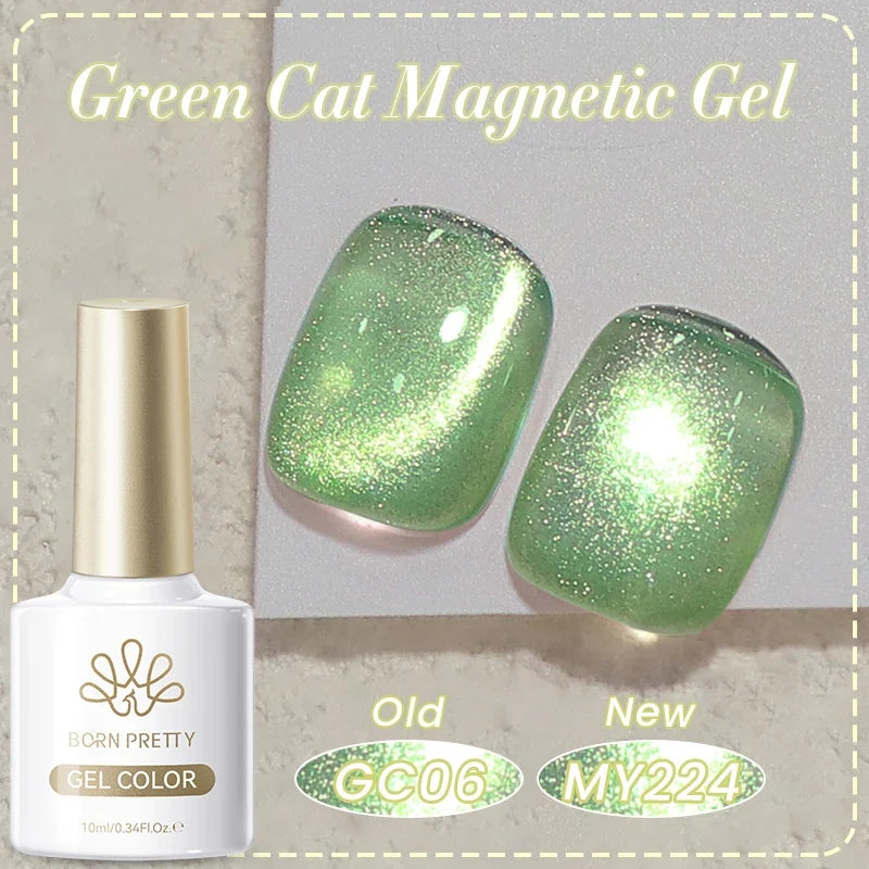 BORN PRETTY 117 Colors Cat Magnetic Gel Nail Polish 10ml Full Coverage Varnish Semi Permanent Super Gorgeous Nails Manicure Tri Light Beauty