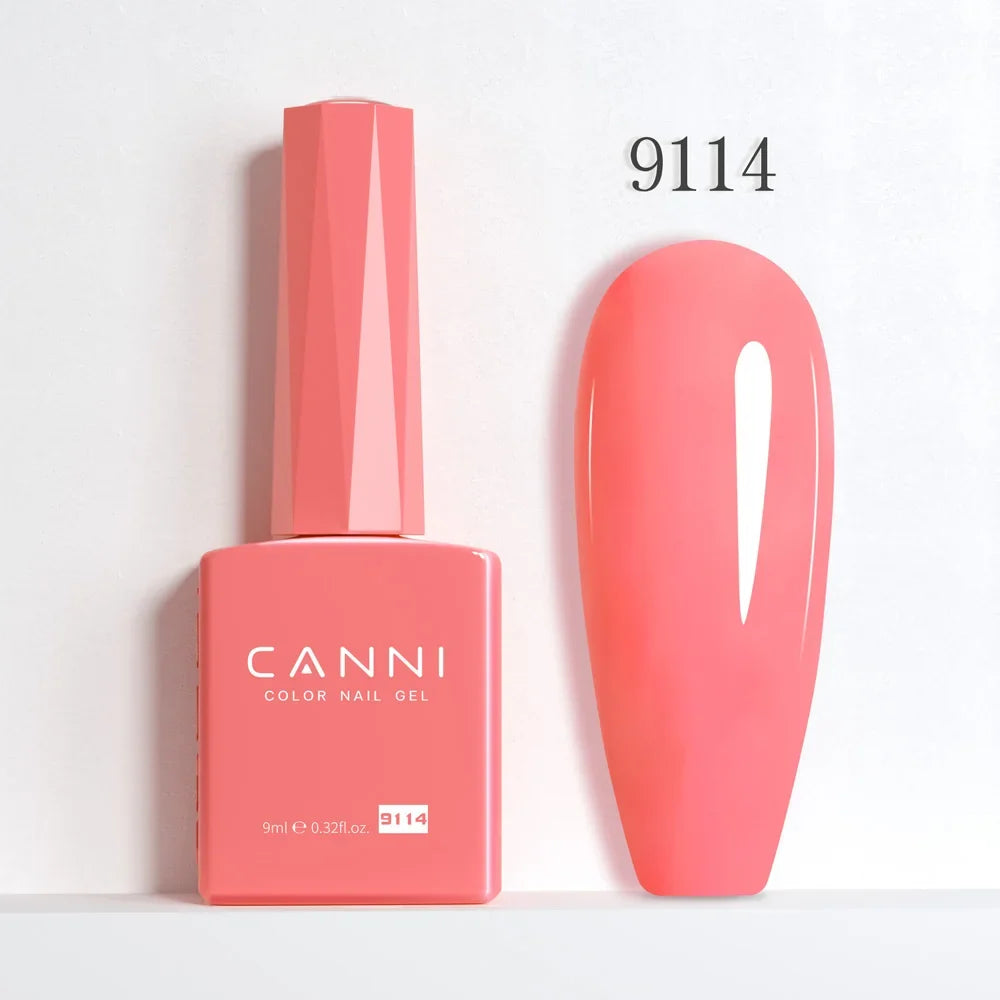 CC8 CANNI 9ml Nail Gel Polish HEMA FREE Summer Nails Color Soak Off UV LED Semi Permanent Smoothy Texture Nail Art Manicure Tri Light Beauty