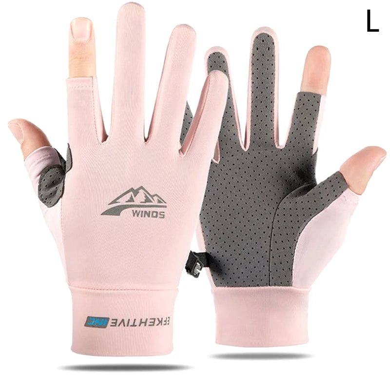 Winter Fishing Gloves 2 Finger Flip Waterproof Winter Gloves Windproof Photograph Men Women Warm Protection Fish Angling Gloves Pi-Mart