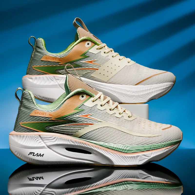 Marathon Sneakers Men Running Shoes Anti-slip Comfortable Racing Carbon Board Training Mesh Tennis Shoes Casual for Women 2026 Pi-Mart