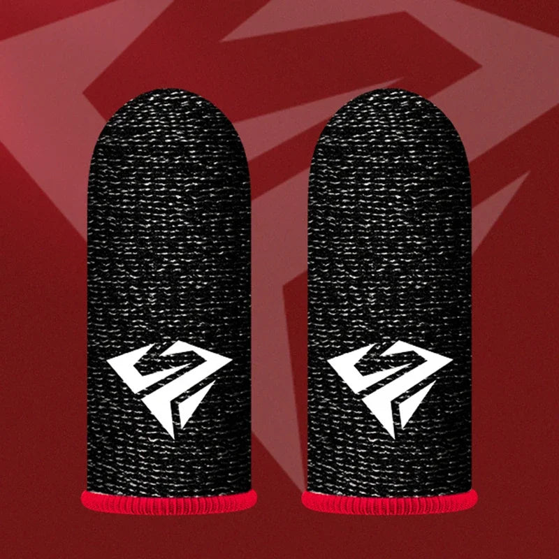 Hot Sales Game Fingertip Gloves Sweatproof Anti-slip Gamer Thimbles Touch Screen Finger Sleeve Breathable Fingertip Parts Pi-Mart
