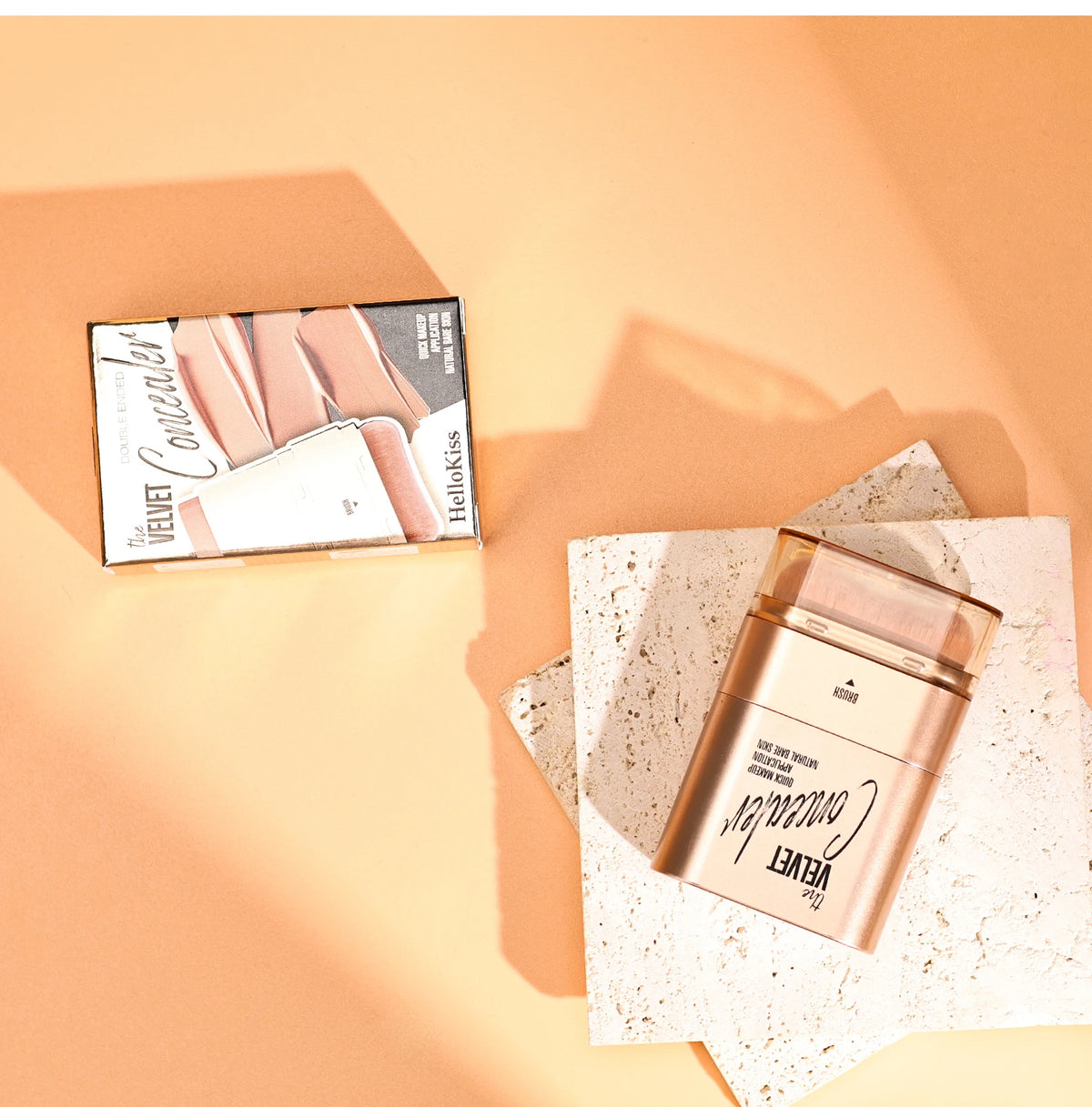 Face Foundation Contour Stick Long-wear Lightweight Brighten Stick Face Concealer Blemish Contouring Beauty Makeup Pi-Mart