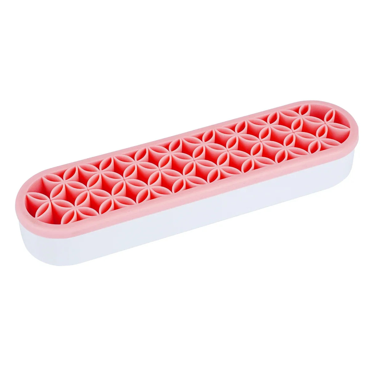 Silicon Nail Brush Makeup Brush Display Stand Rack Storage Case Brush Drying Shelf Brush Holder Make UP Holder Organizer Tri Light Beauty
