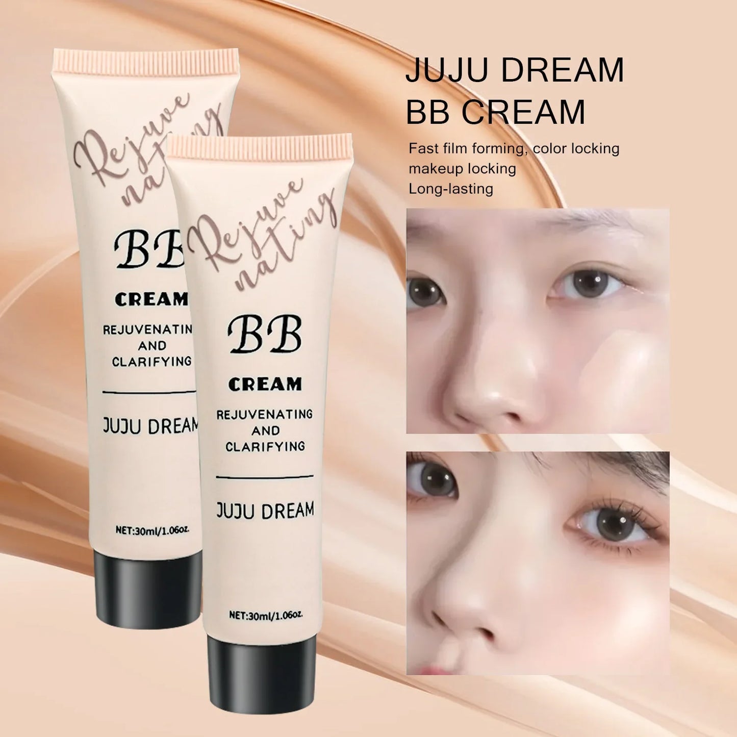 BB cream, isolation cream, liquid foundation, moisturizing, oil control, long-lasting makeup, milk, dry skin, and no powder LadyShow.Store
