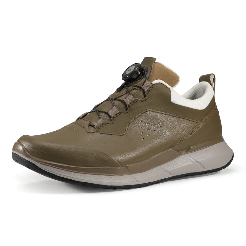 Genuine Leather Men Shoes Casual Business Shoes for Men Sneakers Trend Casual Shoes Breathable Pi-Mart