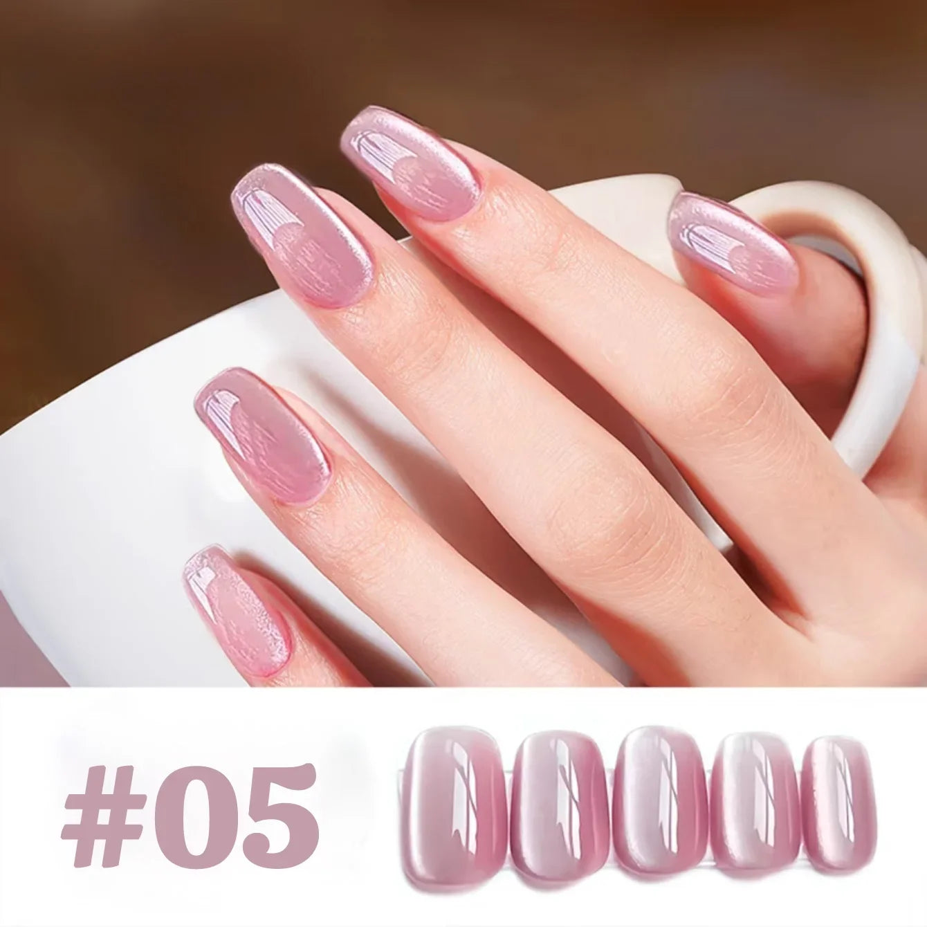1-12pcs WS Hot Style Non-gray Universal White Cat Eye Gel Nail Polish Super Flash White Glass Bead Nail Art Nail Suppies Tri Light Beauty