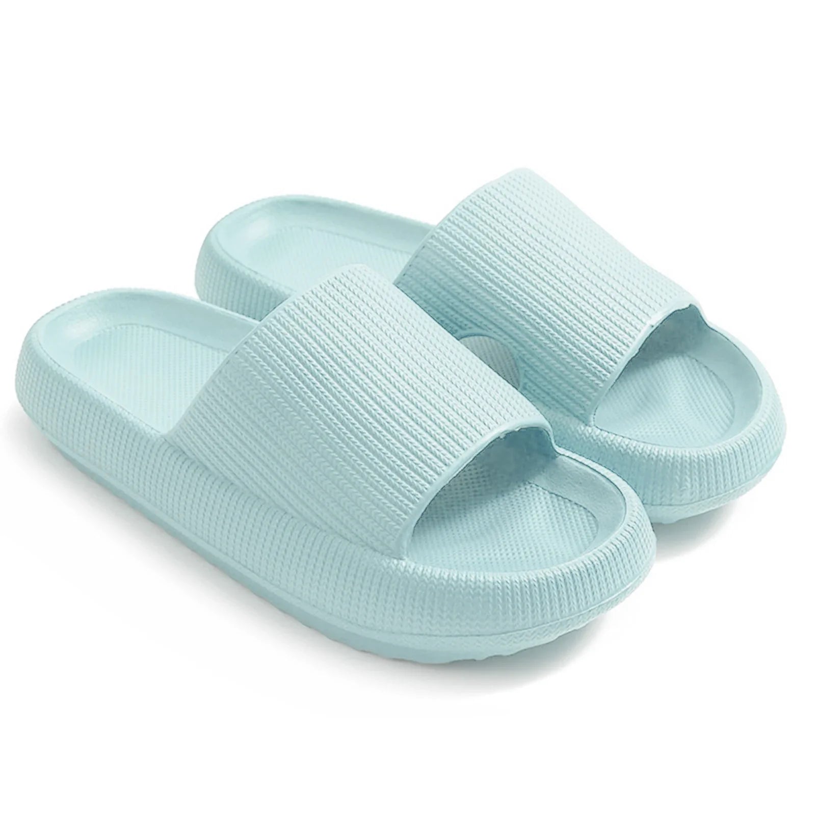Thick Sole Cloud Slippers Women Men,Large Size,Pillow House Slippers Shower Sandals,Indoor Bathroom Slides,Lightweight,Non-Slip LadyShow.Store