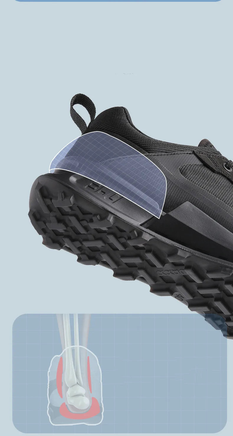 New Men's Shoes Mesh Breathable Outdoor Hiking Shoes Men Lightweight Anti Slip Waterproof Casual Sports Shoes zapatillas hombre Pi-Mart