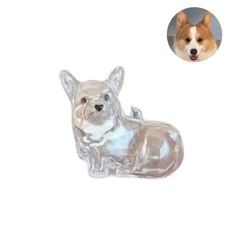 Diy Bag Charm Handmade Pet Hair Memorial Keychain Keepsake Pendant for Dog Fur - Personalized Pet Loss Gift for Dog Lovers Pi-Mart