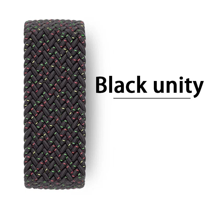 Braided Solo Loop For Apple watch Band 46mm 44mm 45mm 42mm 40mm 41mm Bracelet correa iwatch Series Ultra 2 11 10 9 SE 8 7 Strap LadyShow.Store