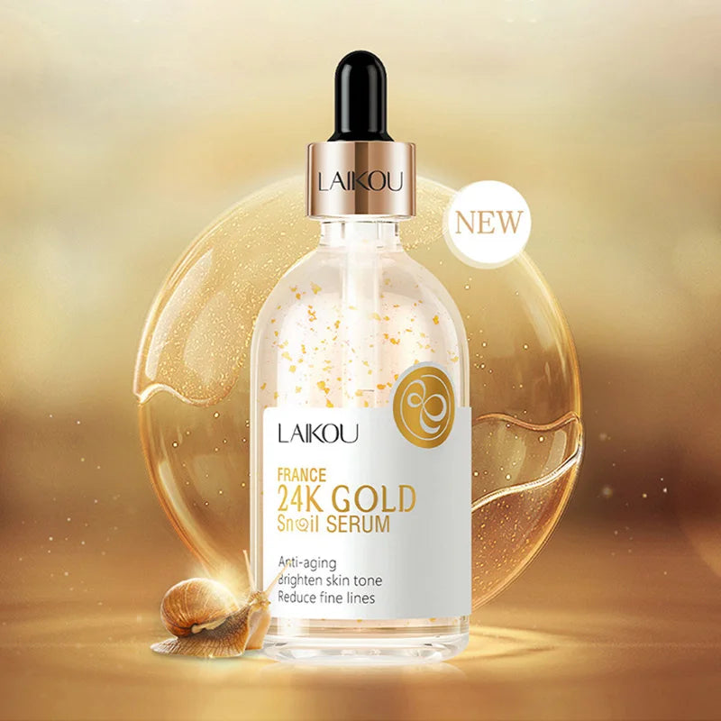 100ml LAIKOU Sakura Facial Serum Vitamin C Essence Moisturizing Firming Brightening Face Serum Beauty Facial Skin Care Products Tri Light Beauty