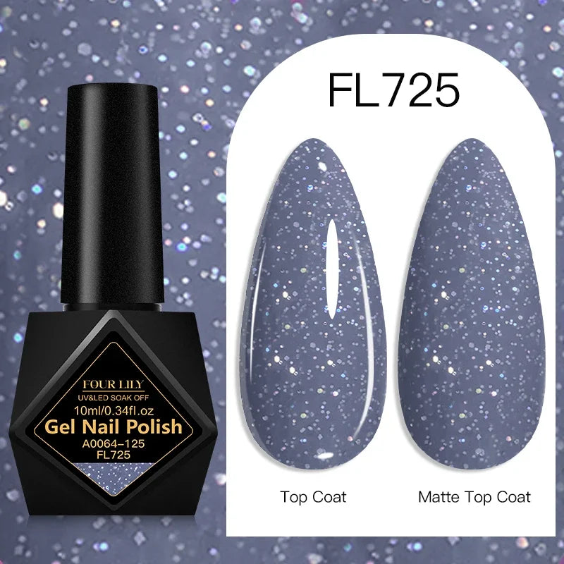 10ml Gel Nail Polish 162 Colors Nail Supplies Vernis Semi Permanent Nail Art Manicure Soak Off LED UV Gel Nail Varnishes Summer Tri Light Beauty