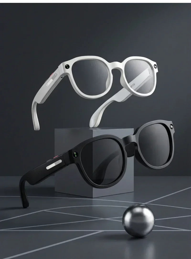 Lenovo AI Smart Glasses 8MP HD Camera 4K Shooting Image Conversation Translation Listening To Music Smart Glasses 2026 New Pi-Mart