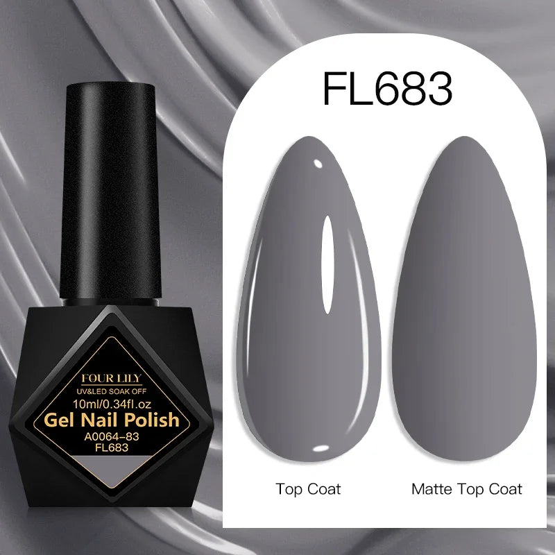 10ml Gel Nail Polish 162 Colors Nail Supplies Vernis Semi Permanent Nail Art Manicure Soak Off LED UV Gel Nail Varnishes Summer Tri Light Beauty