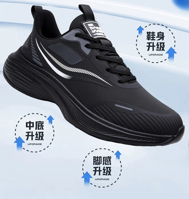 Men's Fashion Sneakers Breathable Comfortable Lightweight Walking Shoes Casual Sports Running Tennis Gym Training Shoes for Men Pi-Mart