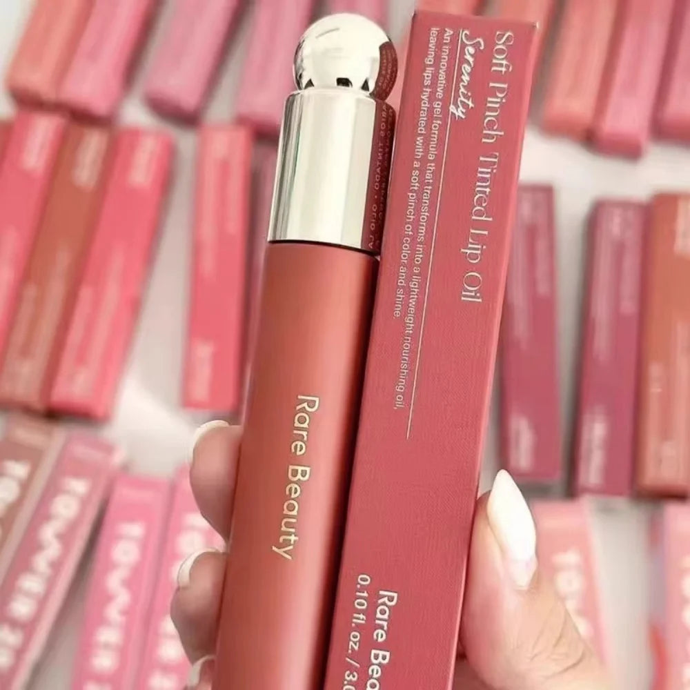 Rare Beauty Soft Pinch Tinted Lip Oil Stain Lip Gloss Delight Hope Happy Wonder Liquid Blush Makeup Cosmetics Face Eye Blusher Pi-Mart