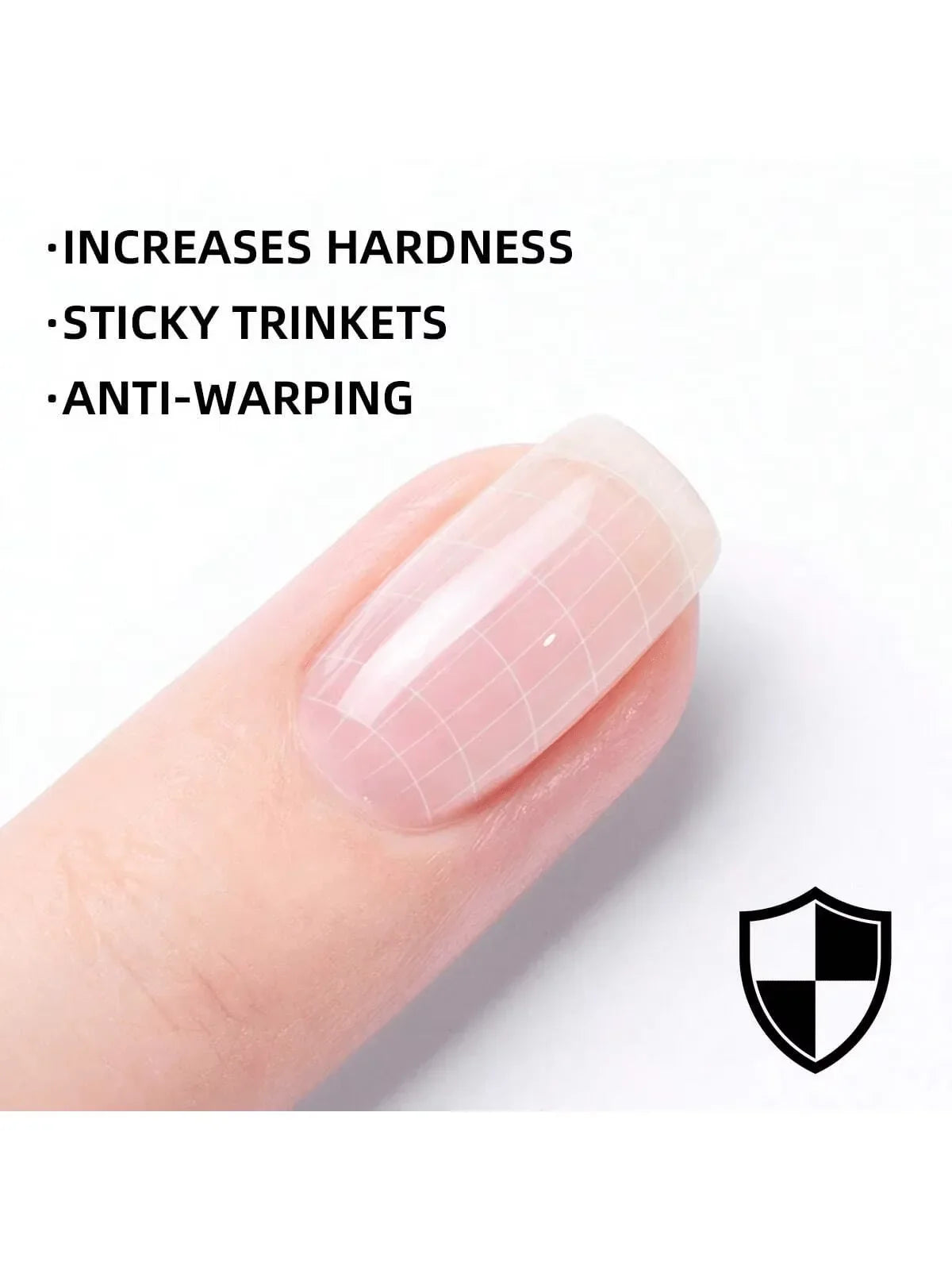 15ml 3-in-1 Clear Hard Builder Gel - Professional Nail Extension, Strengthening & Repair Formula UV/LED Curable Tri Light Beauty