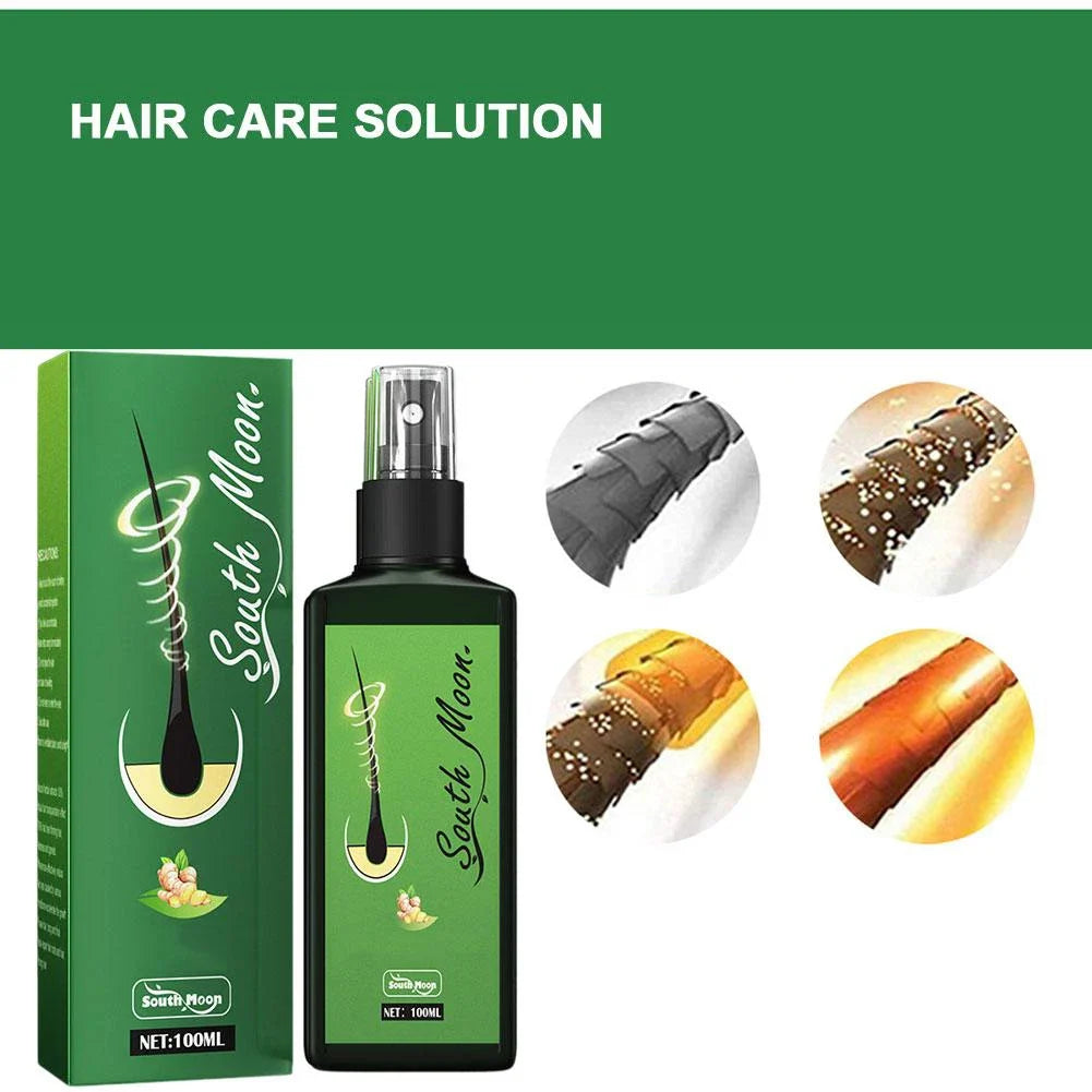 100ml Ginger Hair Care Spray Product Natural Hair Care Serum Nourish Damaged Hair Care Products Beauty Health Tri Light Beauty
