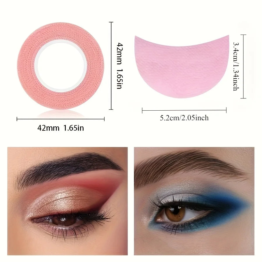 53/50/3/1pc Eyeshadow Assistant Tape Set, Eye Makeup Tape Including Eye Shadow Tape, Eyeshadow Stickers, Eye Makeup Protector Pi-Mart