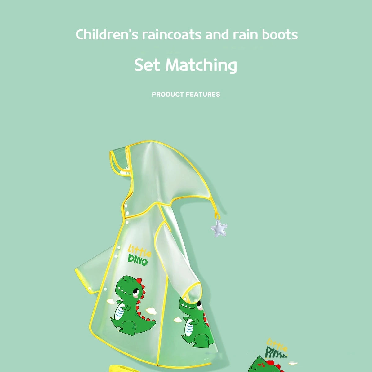 Special Raincoats for School Students Boys And Girls Waterproof Outdoor Rain Jackets  Protective Coats Pi-Mart